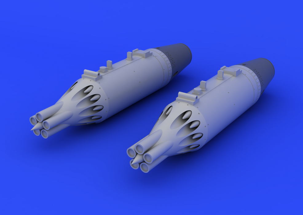 2 Pcs Eduard Edua648173 Ub-16 Rocket Launcher 1/48 