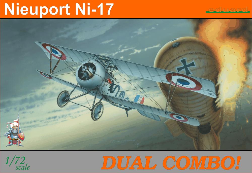 Eduard 1/72 Nieuport Ni-17 DUAL COMBO # 7071 