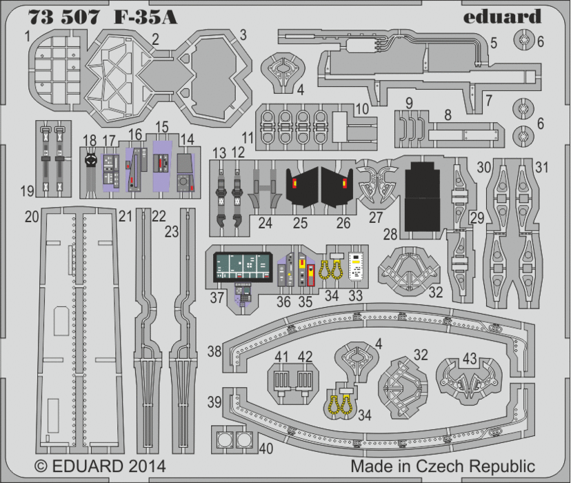 Details about   Eduard 1/72 SS635 Zoom Etch for the Hasegawa F-35B Lightning II kit
