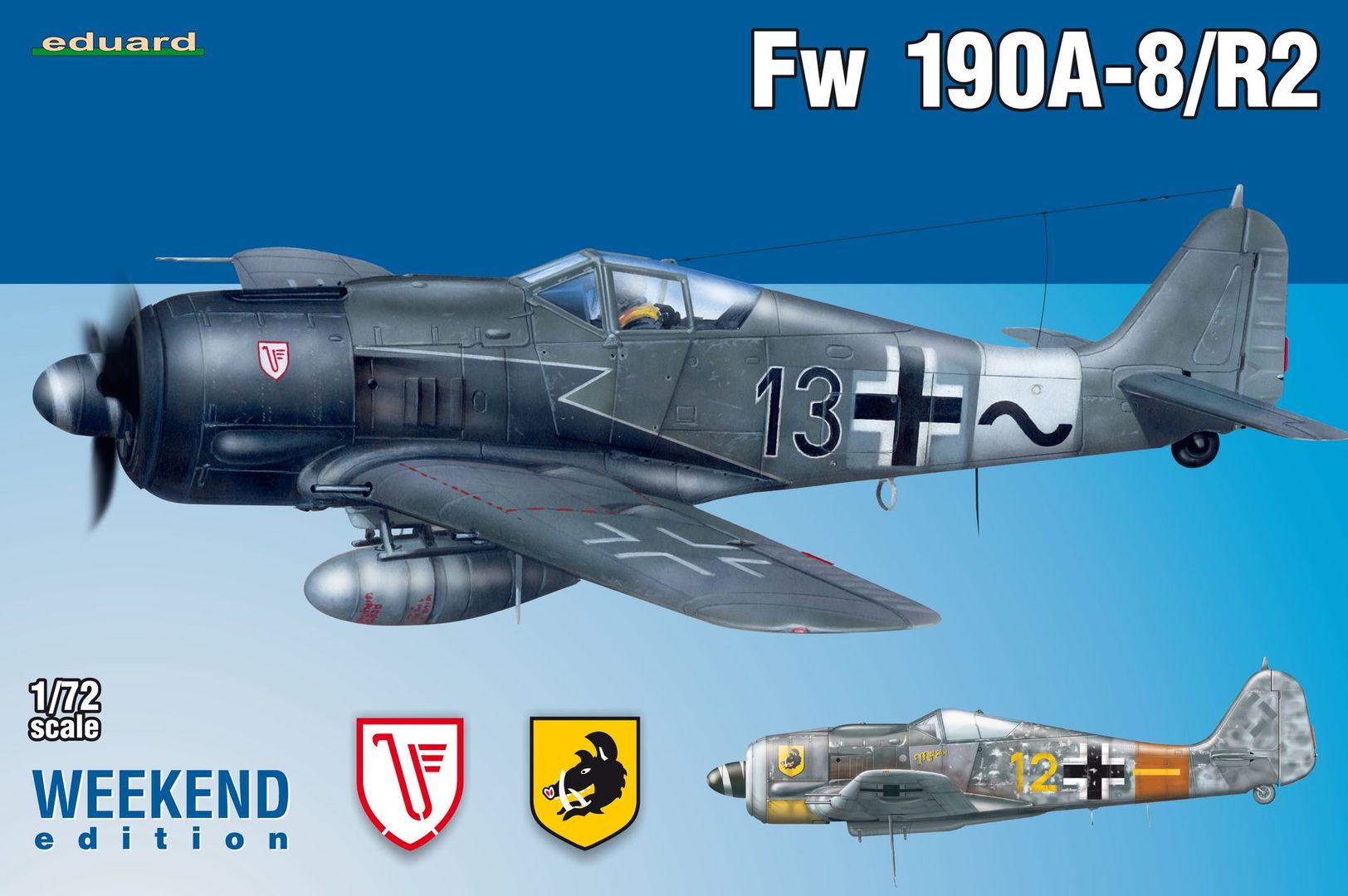 Eduard 1/72 Focke-Wulf Fw 190A-8/R2 # K70112 