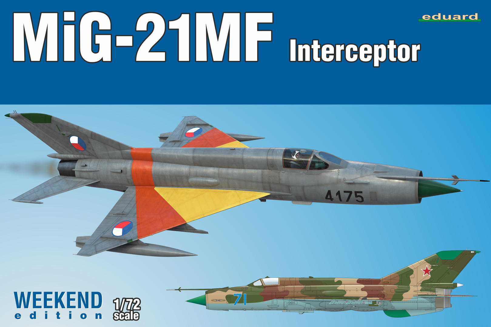 EDK7453 Eduard Kit 1:72 Weekend MiG-21MF Interceptor 
