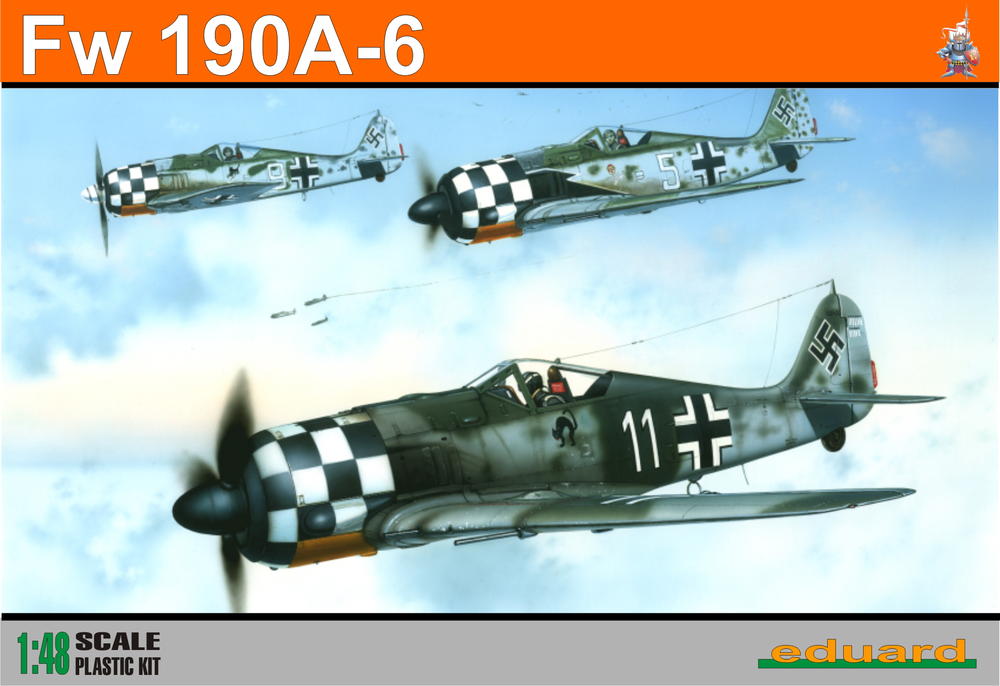 ProfiPACK Eduard 1/48 WWII German Fw 190A-6 Fighter Aircraft 