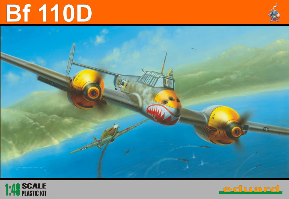 Eduard Brassin 648607 1/48 Messerschmitt Bf-110C/Bf-110D/Bf-110E exhausts EDUARD 