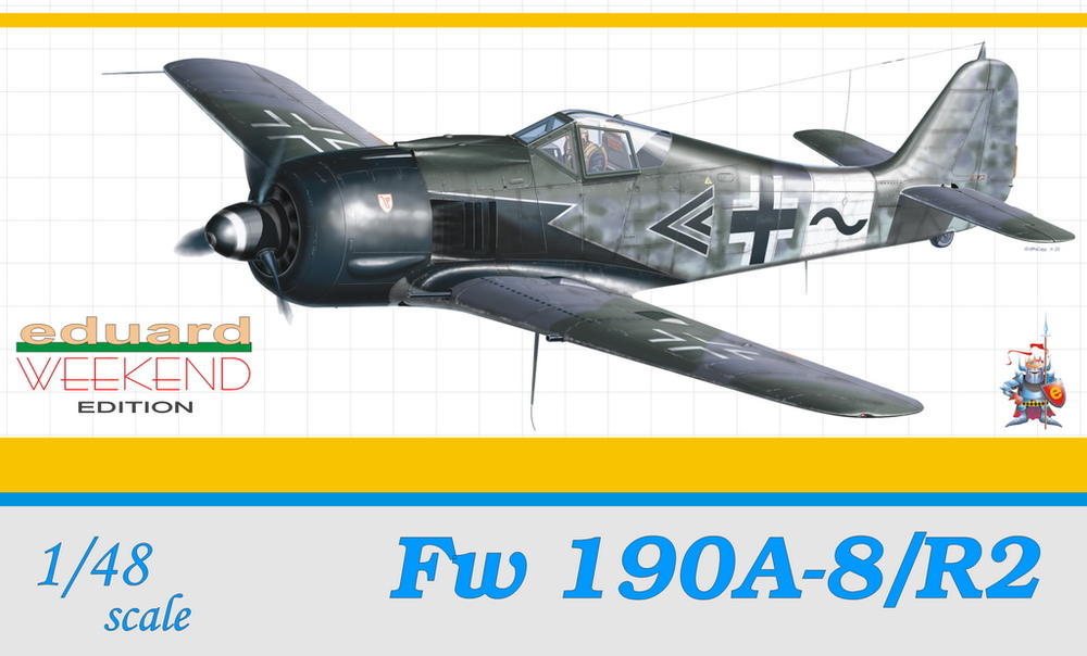 Eduard EDB648482 Brassin 1:48-Fw 190A-8//R2 Engine Model Kit Various