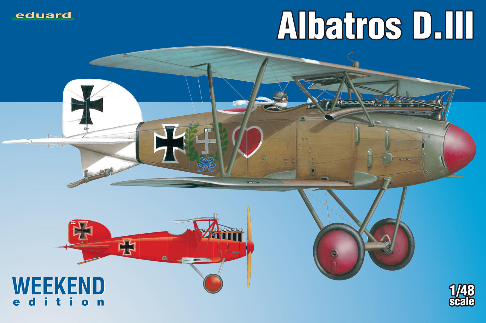 Eduard 1/48 gravée détails 48263 Albatros D III ** Envoi Gratuit Avec Kit ** 