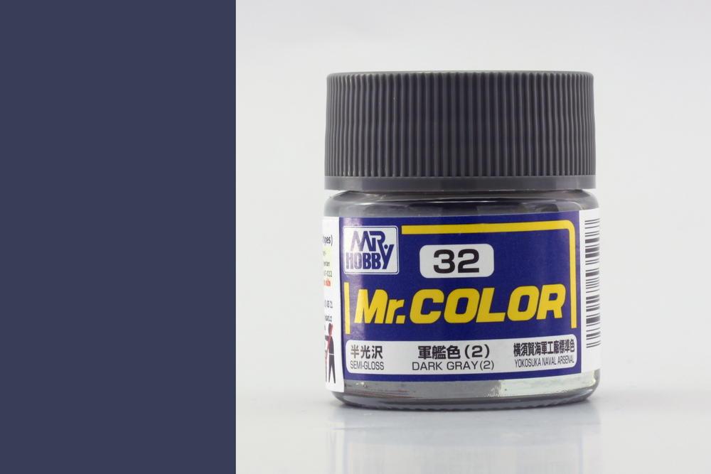 Farba Mr. Color akrylová č. 032 – Dark Gray 2 (10 ml)