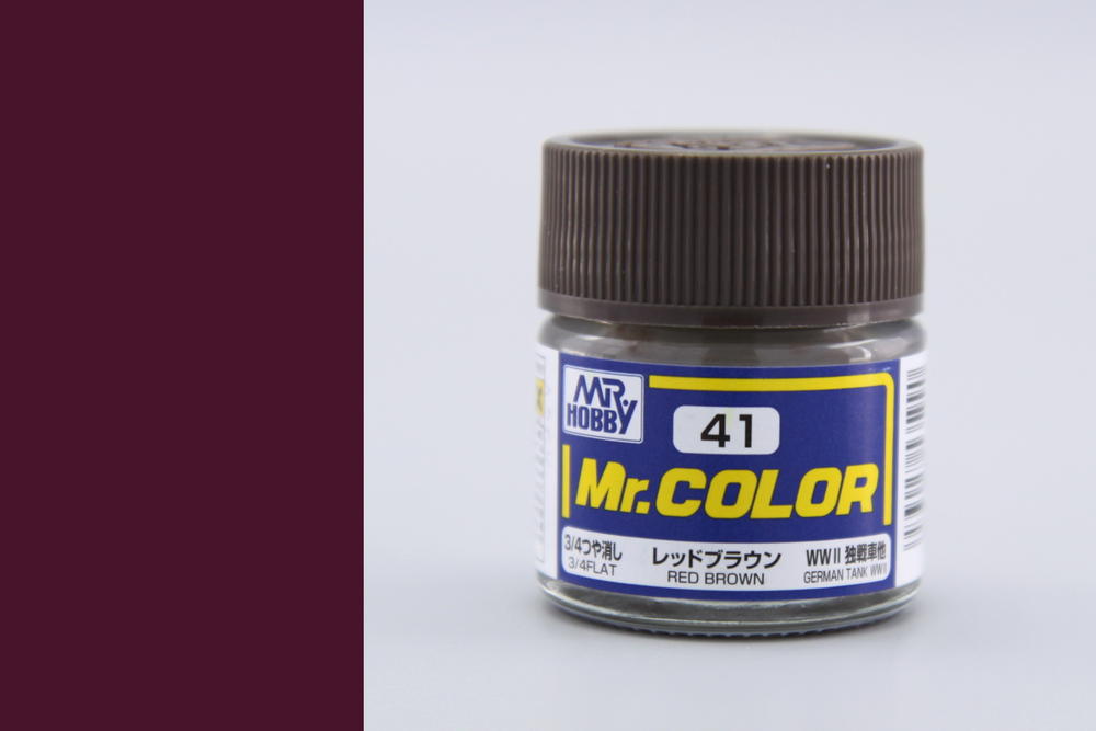 Farba Mr. Color akrylová č. 041 – Red Brown (10 ml)