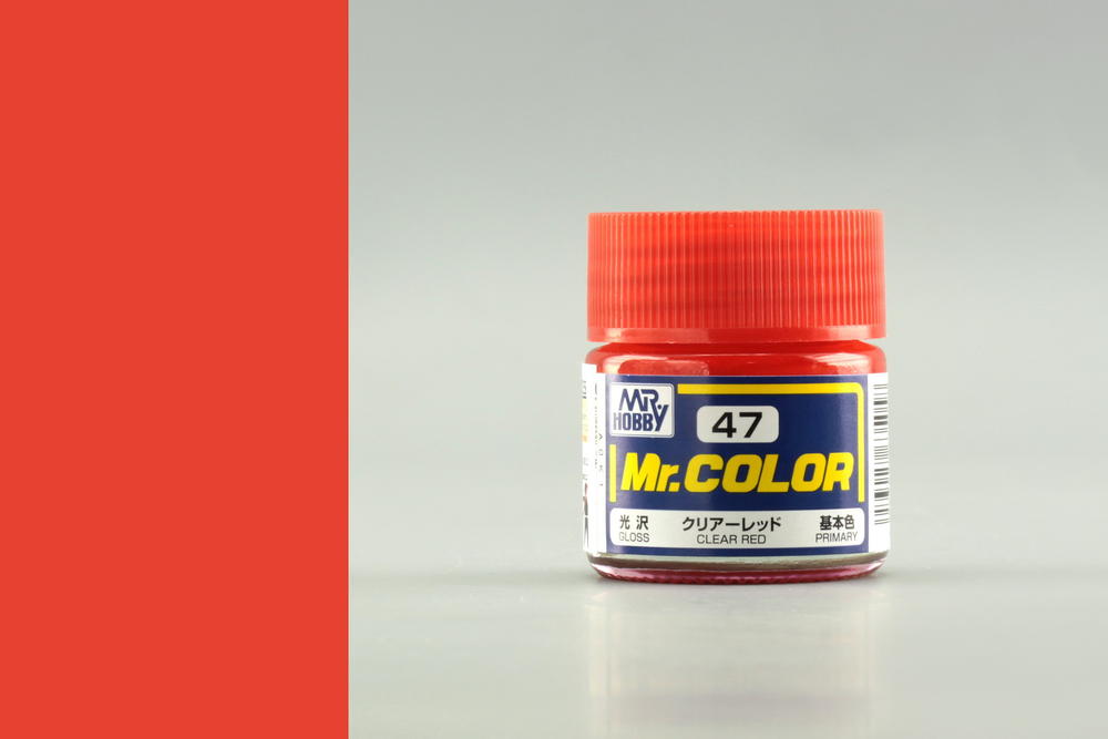 Barva Mr. Color akrylová č. 047 – Clear Red (10 ml)