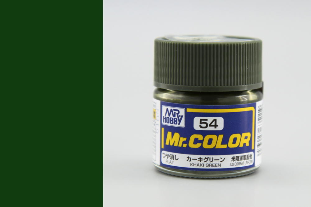 Farba Mr. Color akrylová č. 054 – Khaki Green (10 ml)