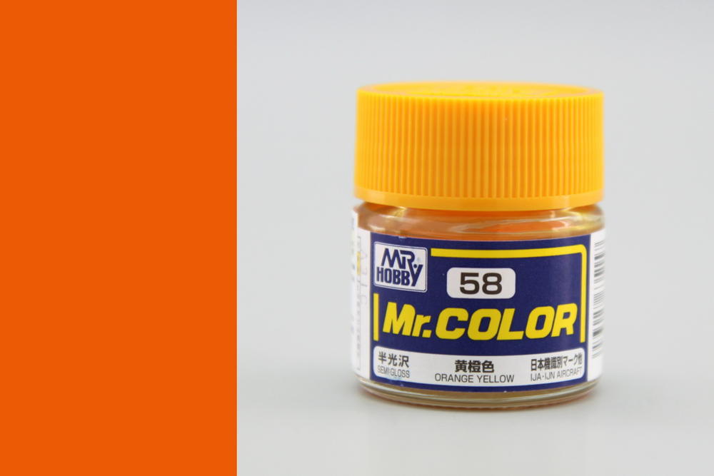 Farba Mr. Color akrylová č. 058 – Orange Yellow (10 ml)