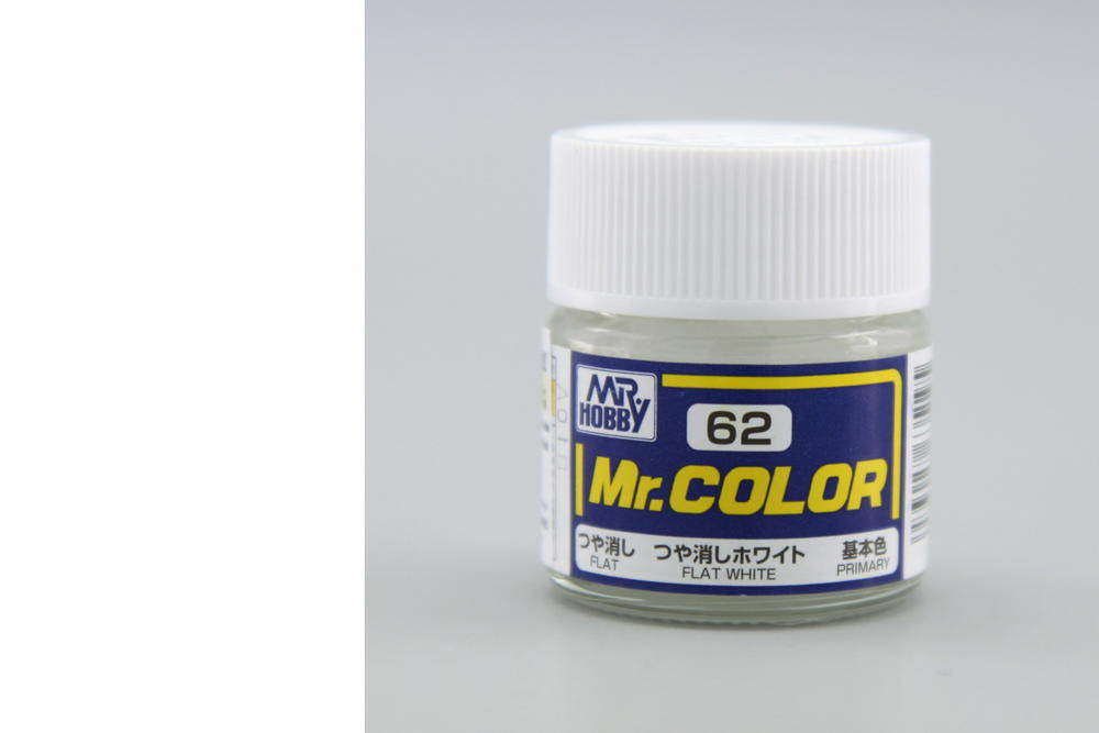 Farba Mr. Color akrylová č. 062 – Matt White (10 ml)