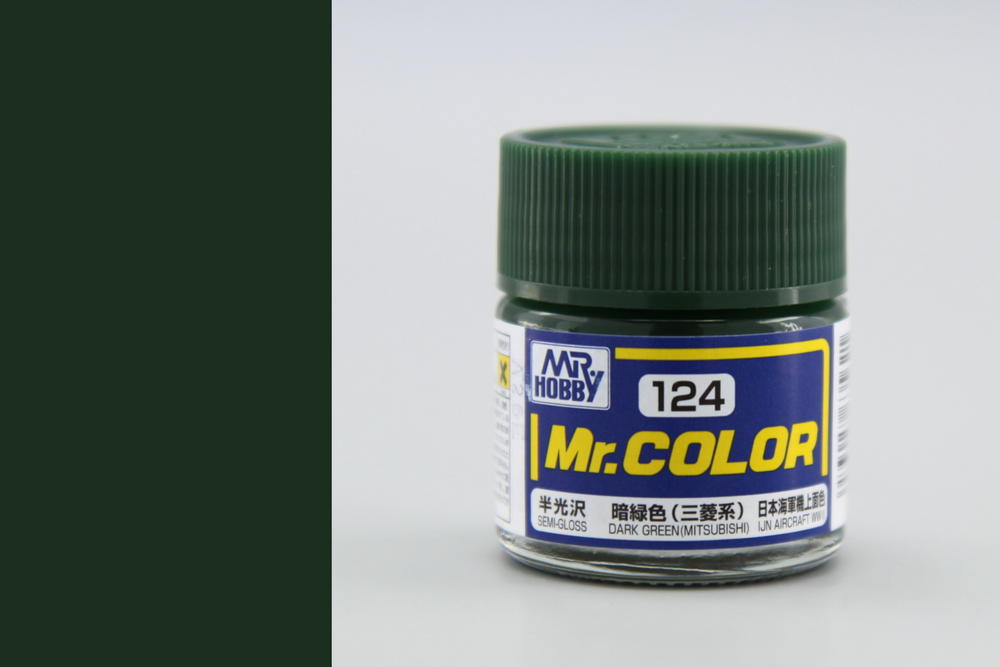 Farba Mr. Color akrylová č. 124 – Dark Green (Mitsubishi) (10 ml)