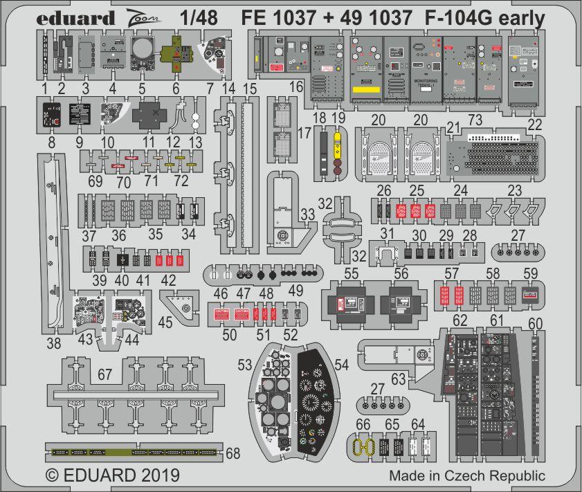 Eduard Brassin 648526 1/48 Lockheed F-104G Starfighter MB.7 ejection seatKINETIC