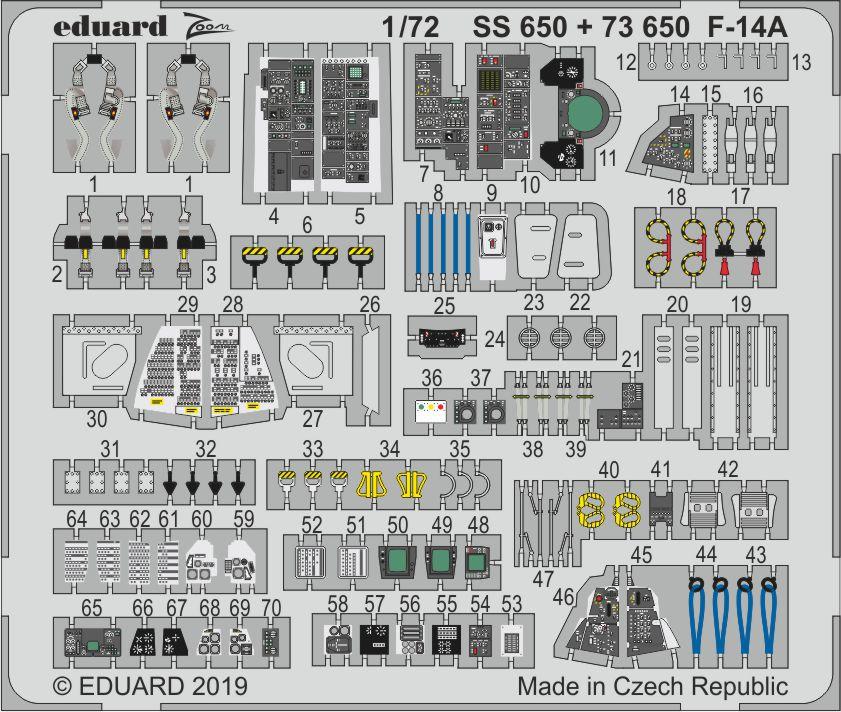 Eduard Eduacx302 F-14a 1/72 