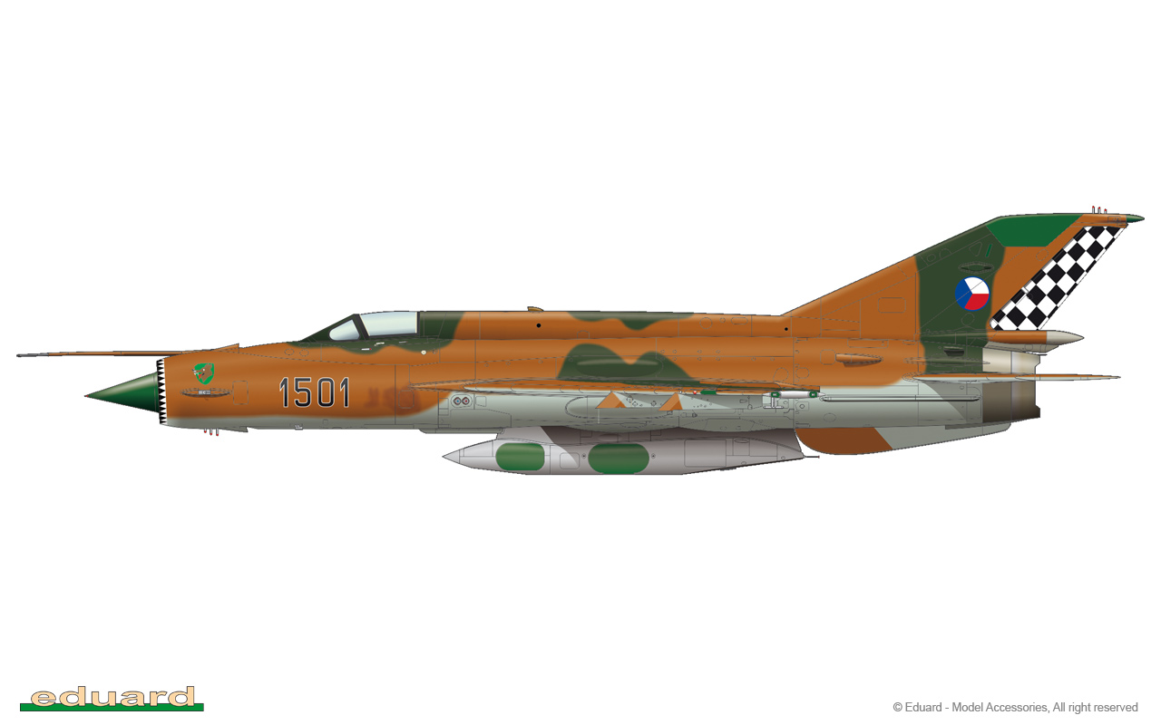 [Eduard] MiG 21-R 1/48e 8238-c