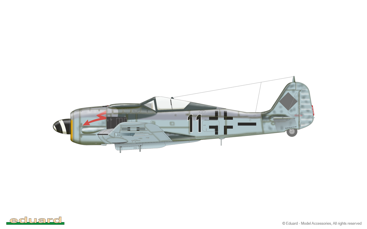 Fw 190F-8 1/72 - 5./SG 77, Cottbus, Germany, early 1945